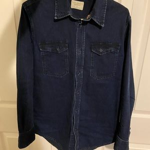 NUDIE jeans denim button shirt. As new! m